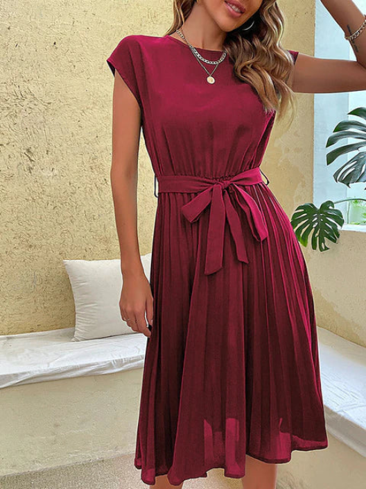 Claire – Casual Pleated Dress