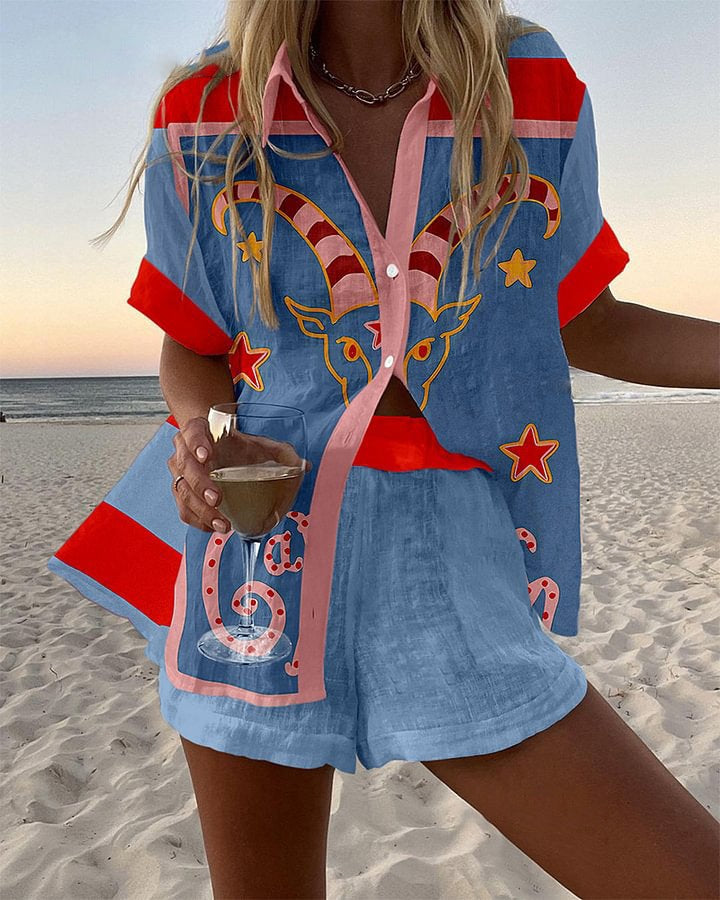 Ariana - Casual Summer Linen Set