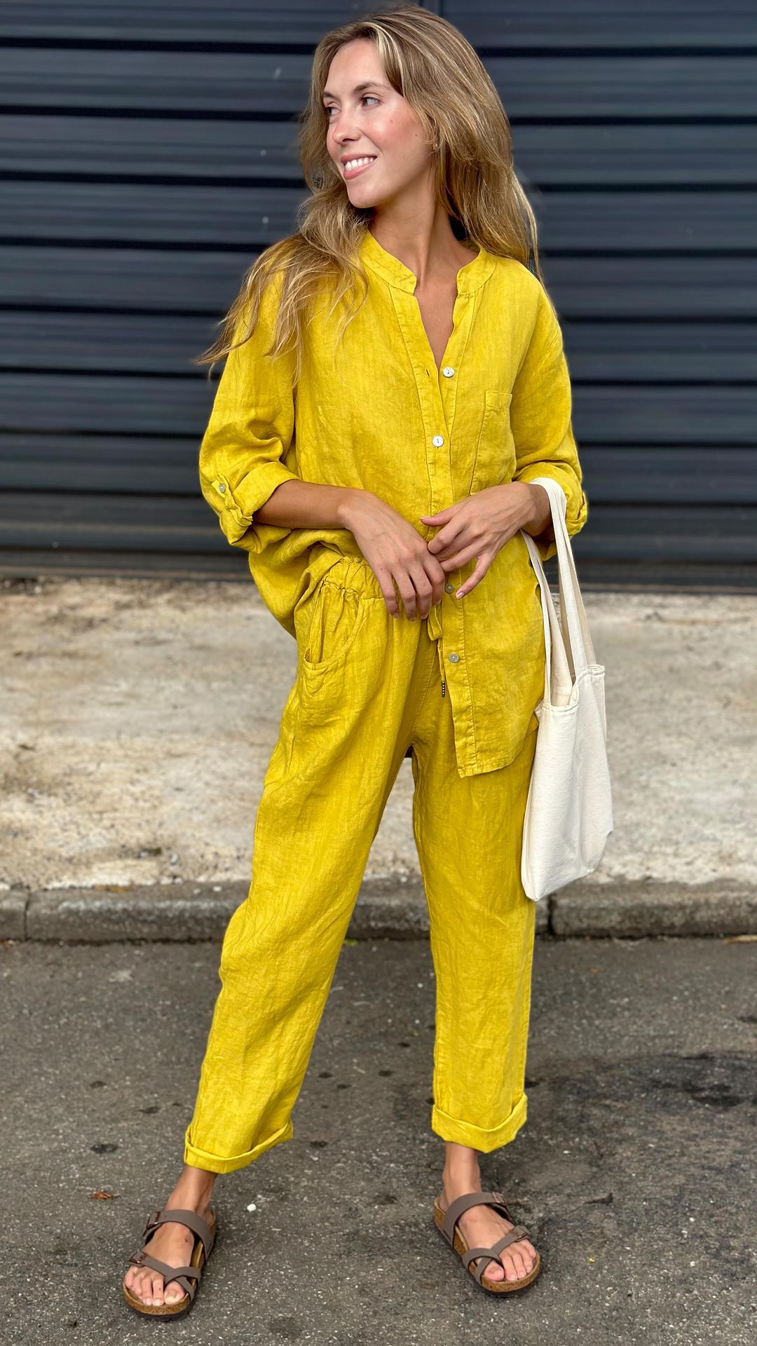 Brit – Elegant two-piece linen set