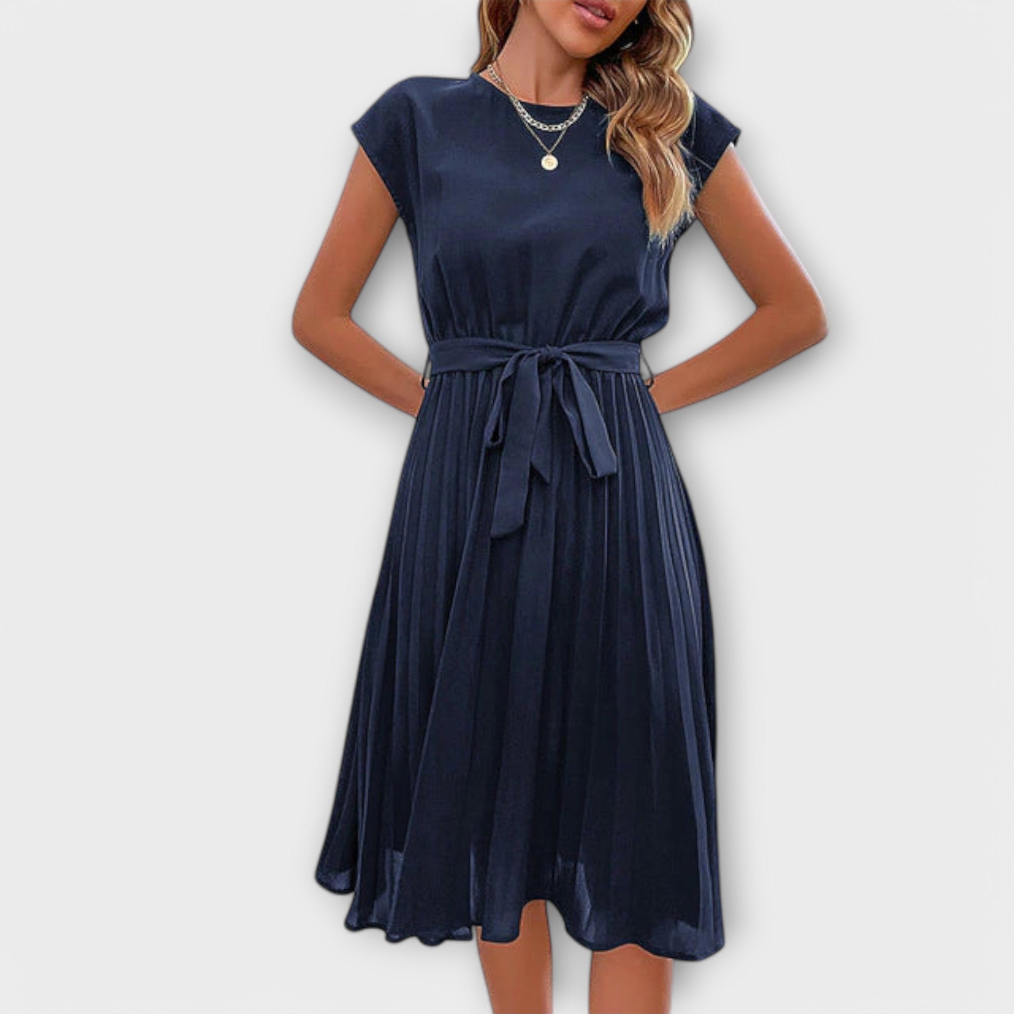 Claire – Casual Pleated Dress