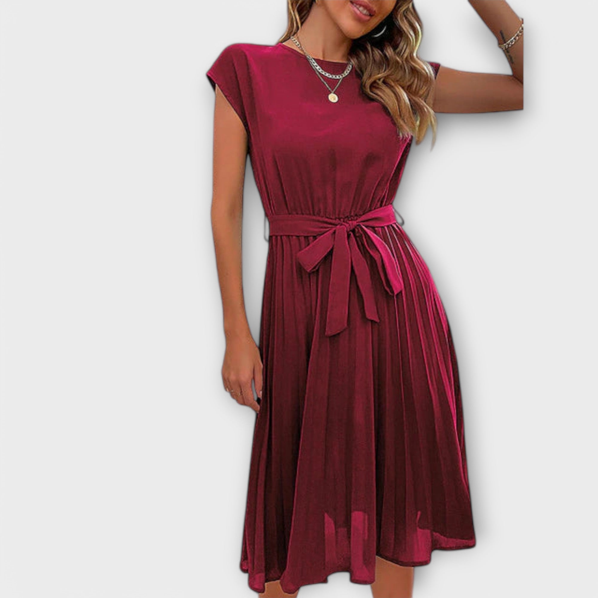 Claire – Casual Pleated Dress