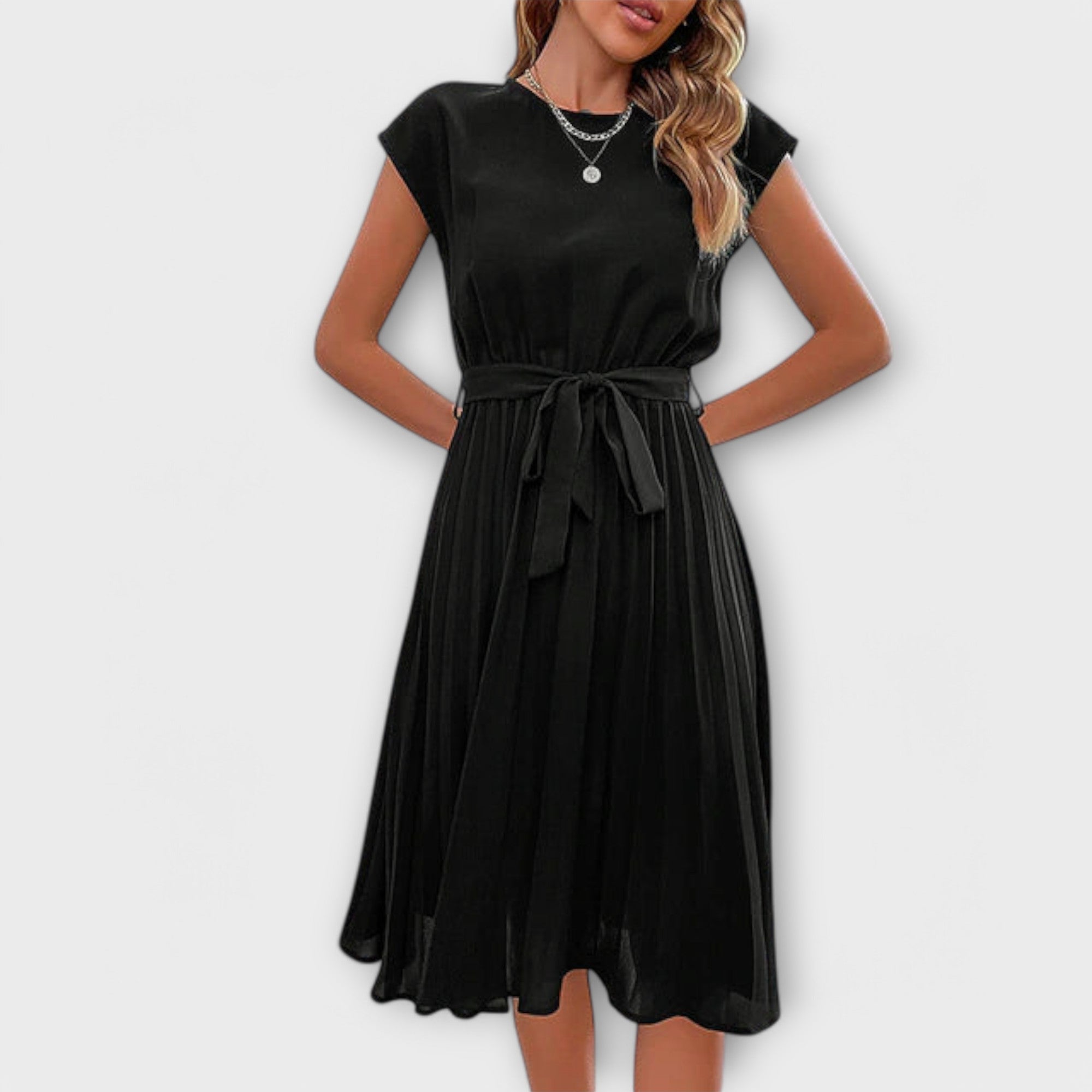 Claire – Casual Pleated Dress