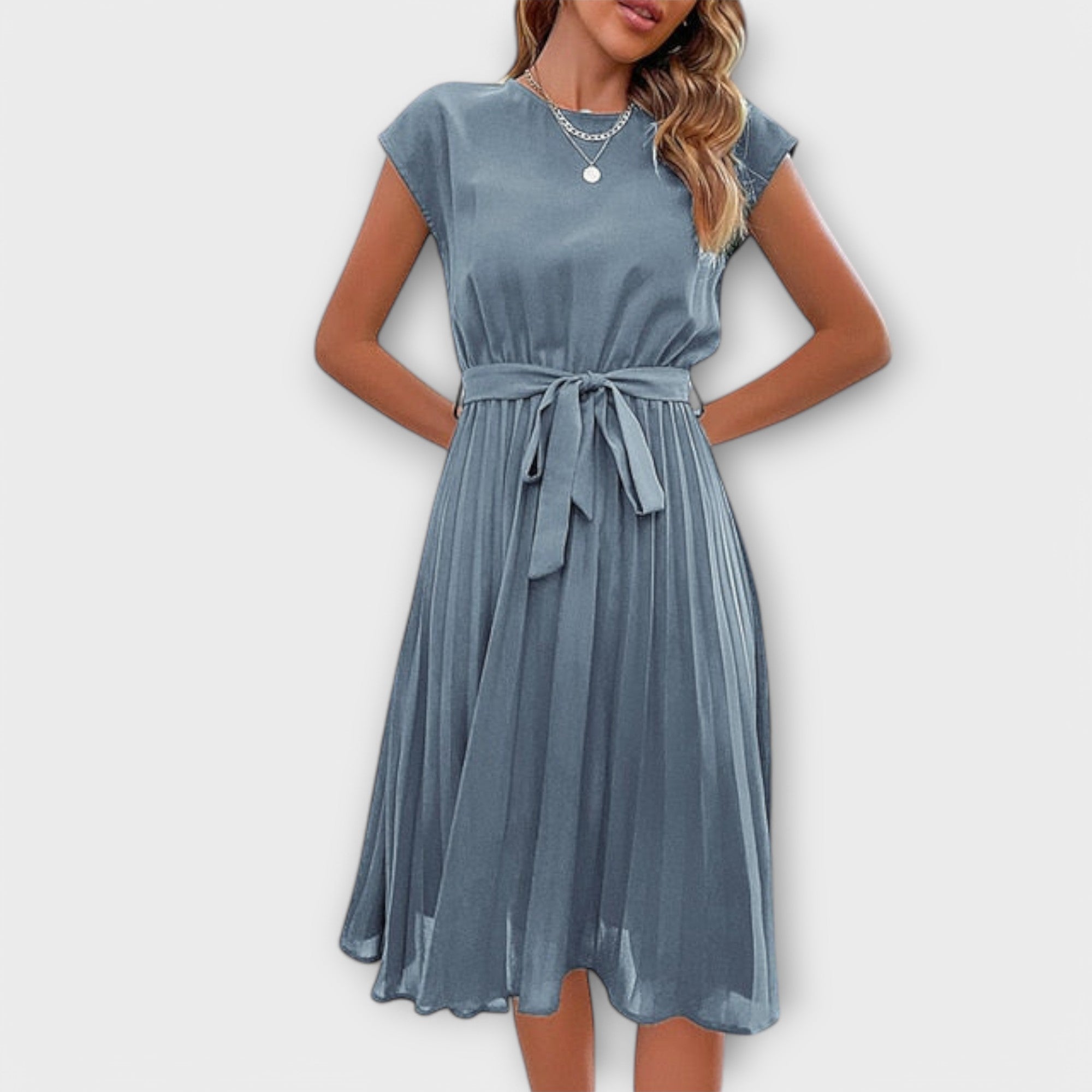 Claire – Casual Pleated Dress