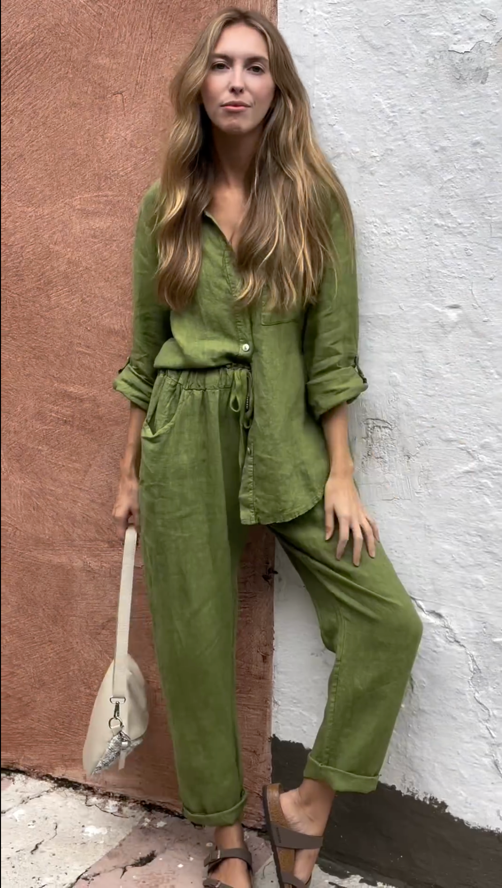 Brit – Elegant two-piece linen set