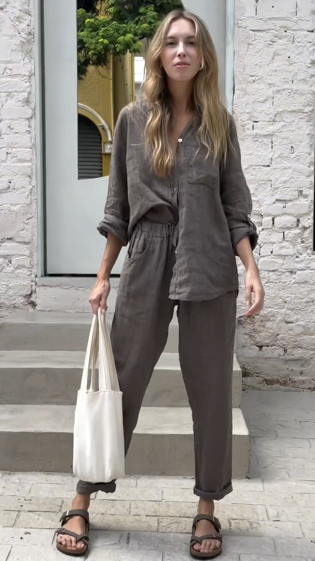 Brit – Elegant two-piece linen set