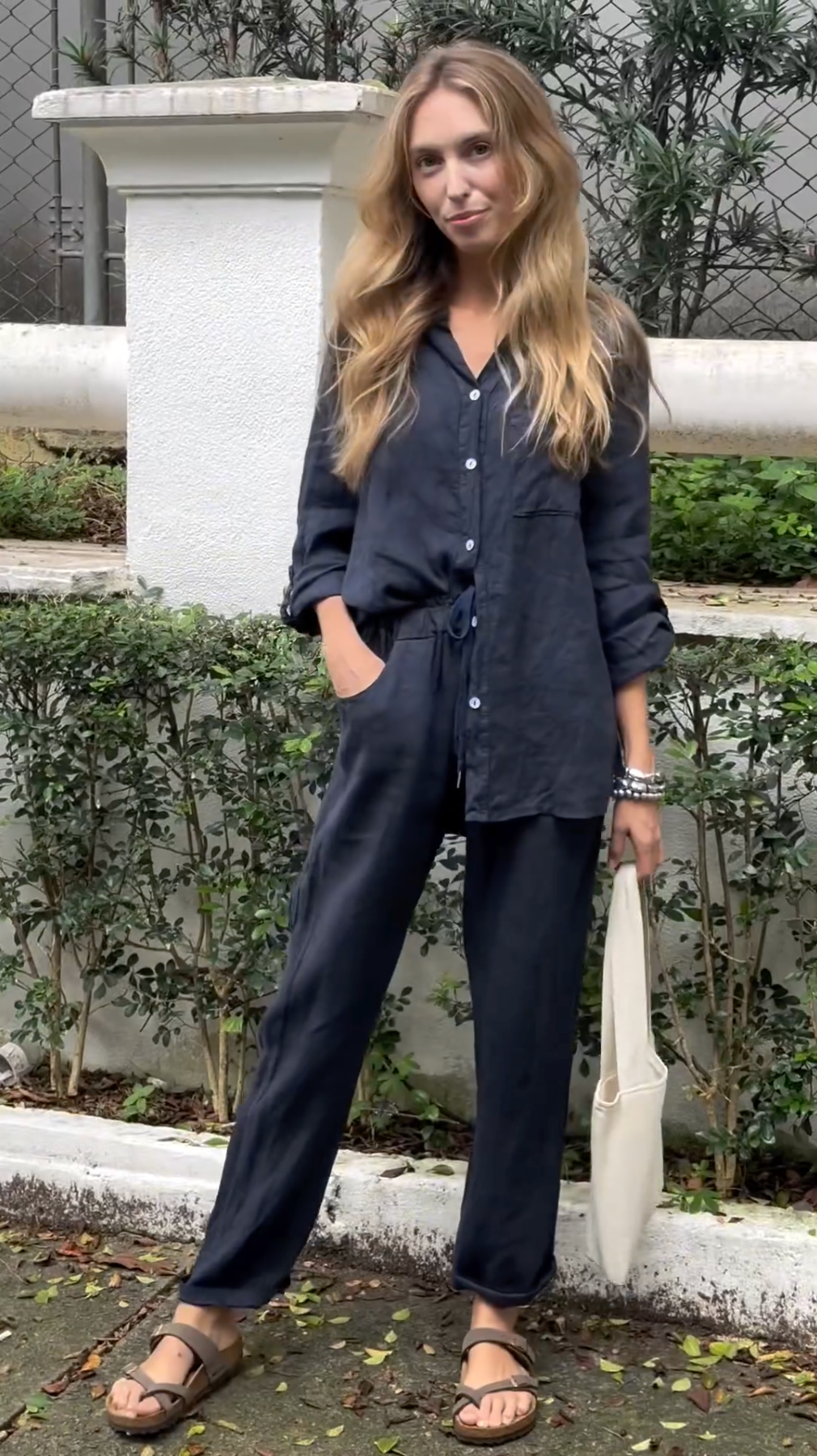 Brit – Elegant two-piece linen set