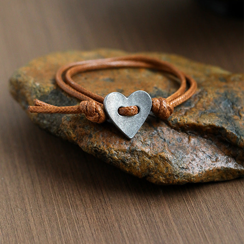 Evelyn Heart Charm Bracelet