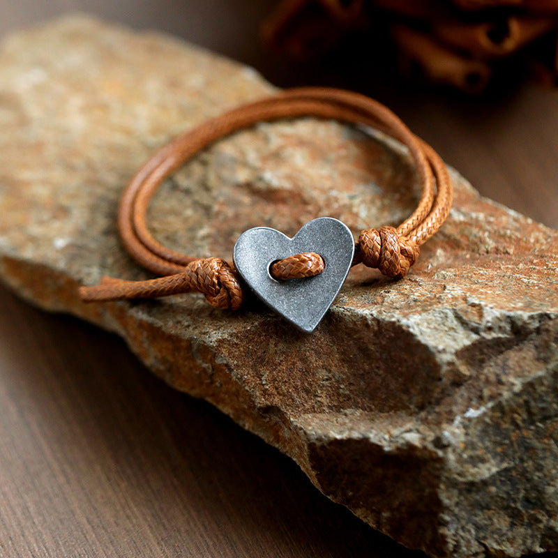 Evelyn Heart Charm Bracelet