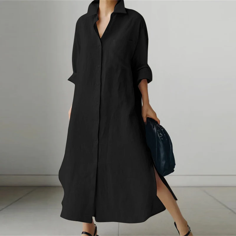 Marie - Oversized Casual Shirt Dress