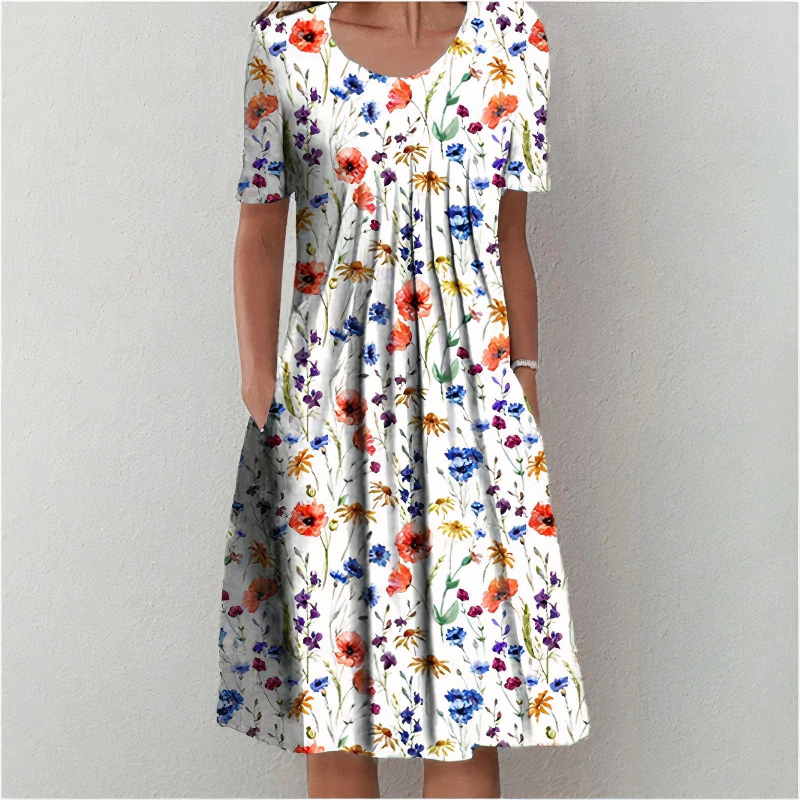 Cassandra Tummy-Embracing Dress