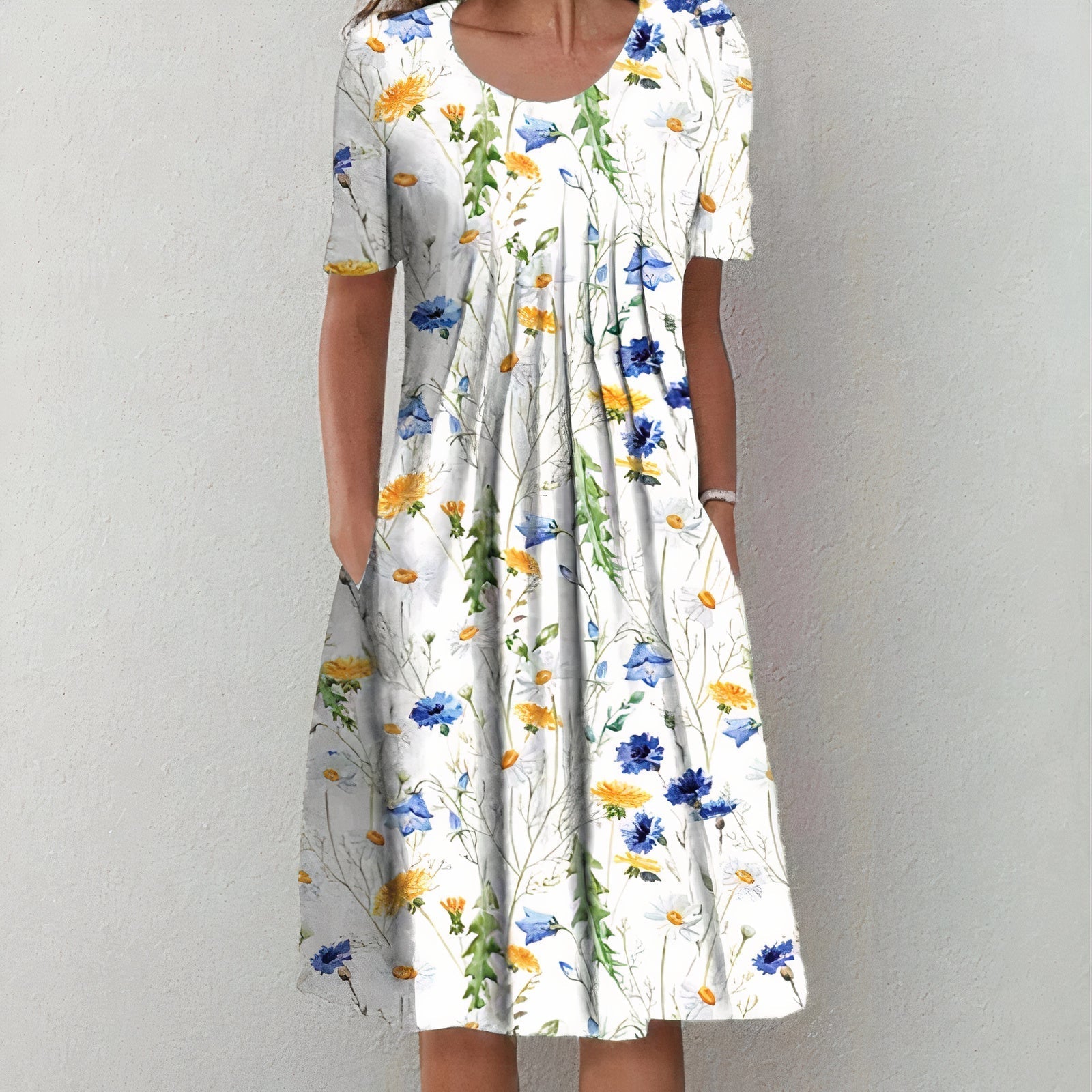 Cassandra Tummy-Embracing Dress