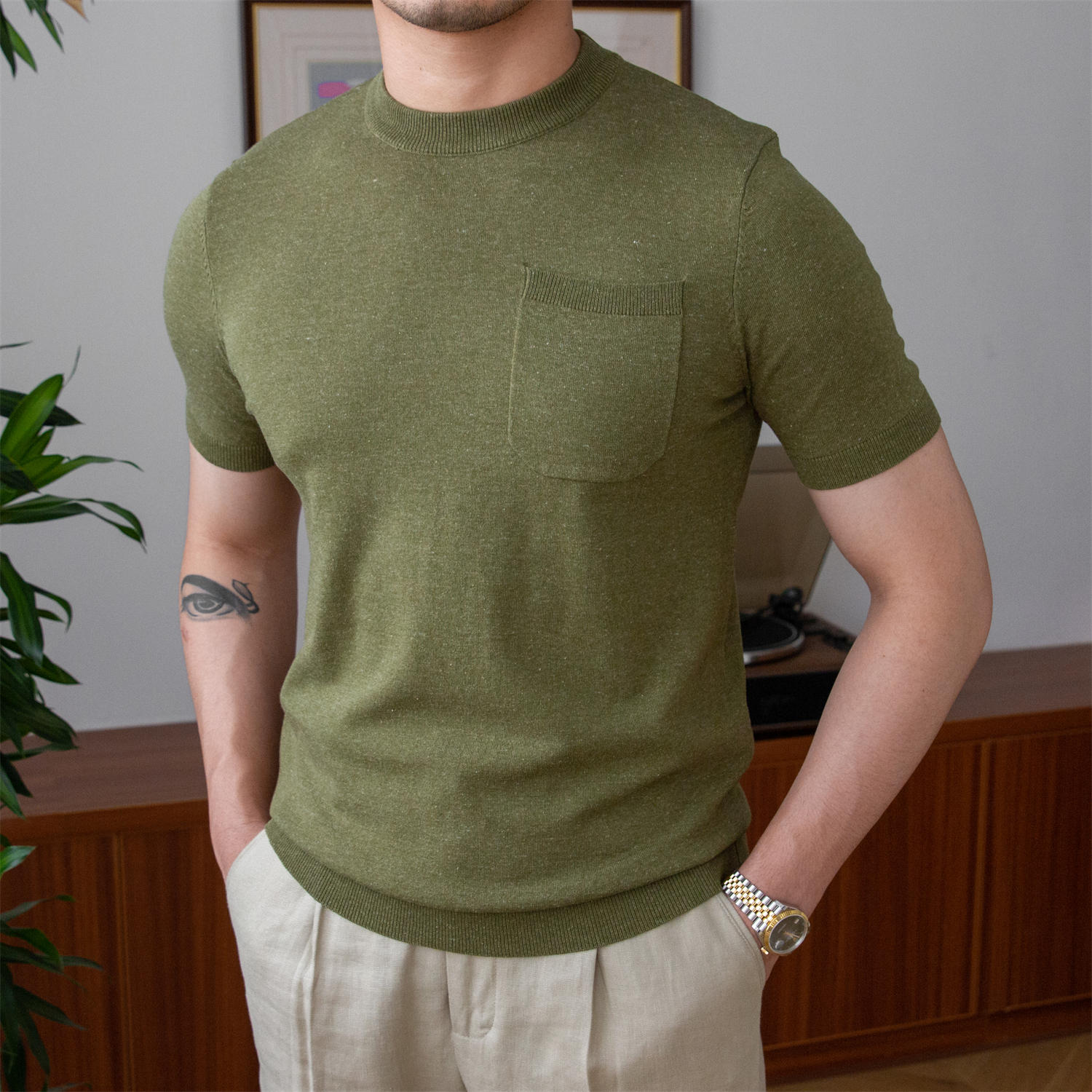 Essential Knitted T-Shirt