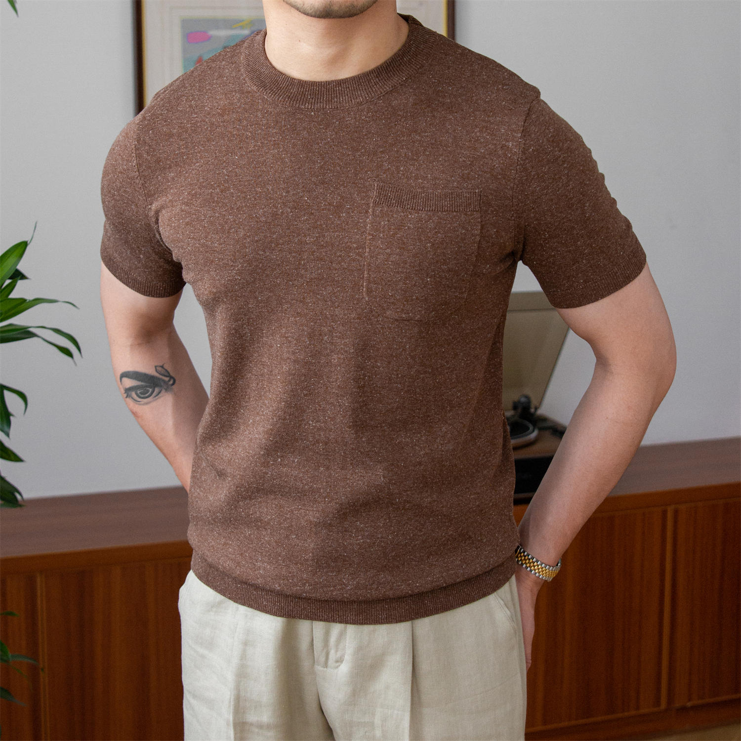 Essential Knitted T-Shirt