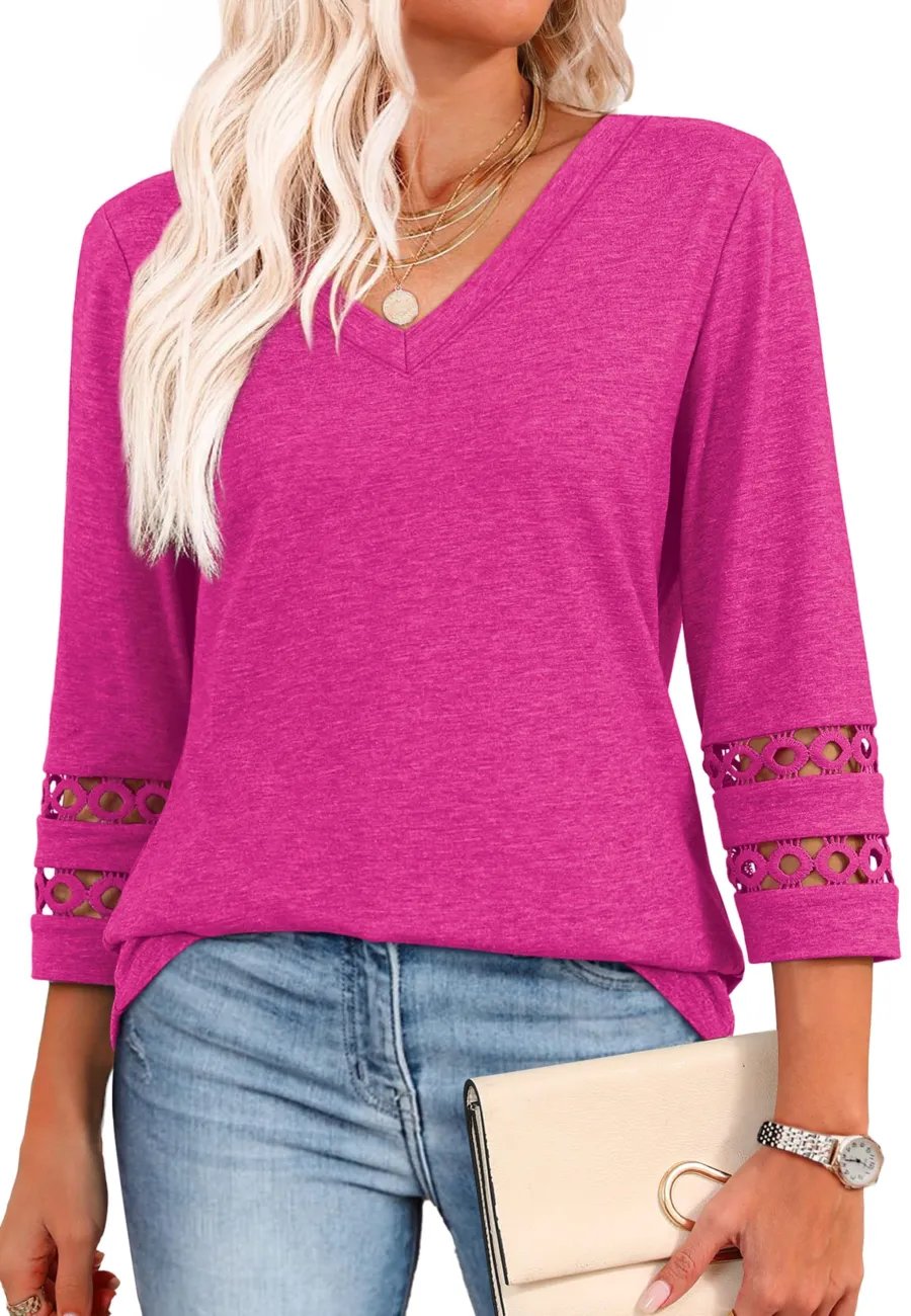 Ivana - Elegant V-Neck Top