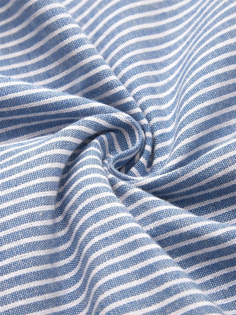 Lara - Elegant Striped Midi Dress