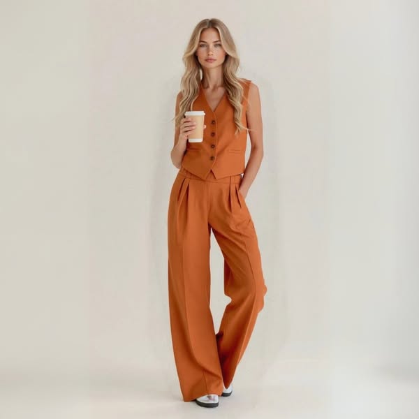 Anita – Casual Ensemble in Handcrafted Linen