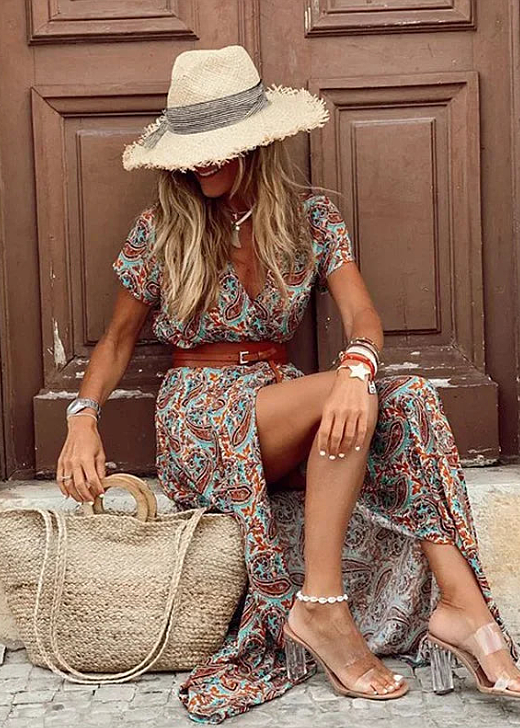 Sophie™ - Elegant Bohemian Maxi Dress