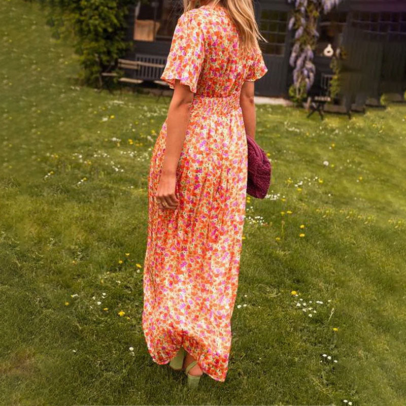 Romy – Summer Dress with V-Neck