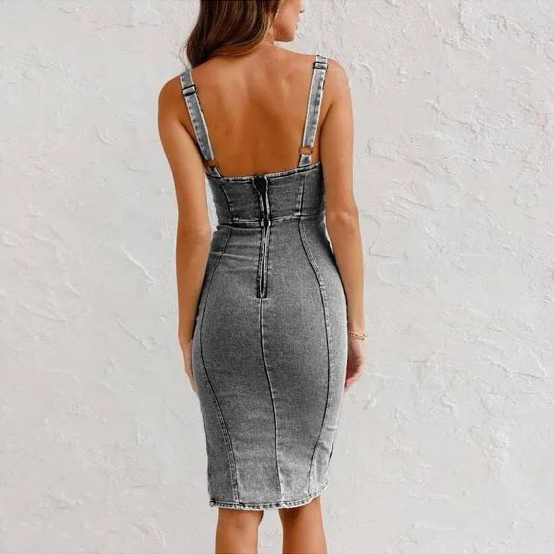 Mona – Denim Camisole Dress