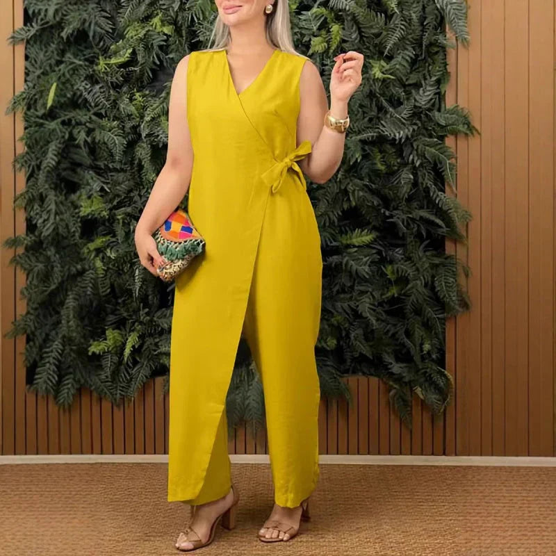 Chantale - Elegant V-neck Jumpsuit