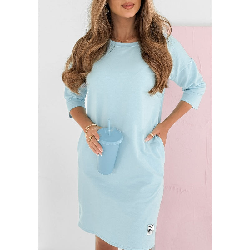 Mira – 3/4 Sleeve Dress with Pockets