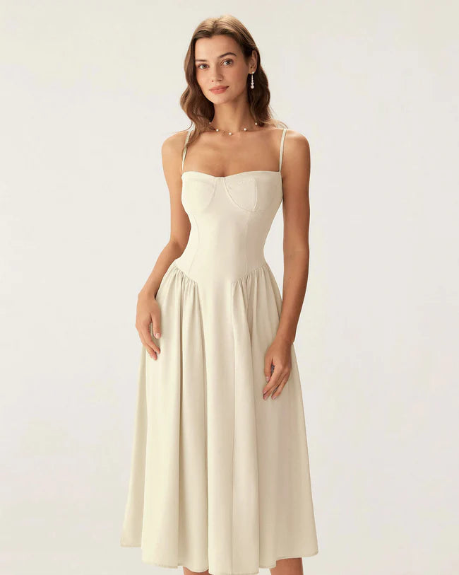 Eva - Elegant Midi Slip Dress