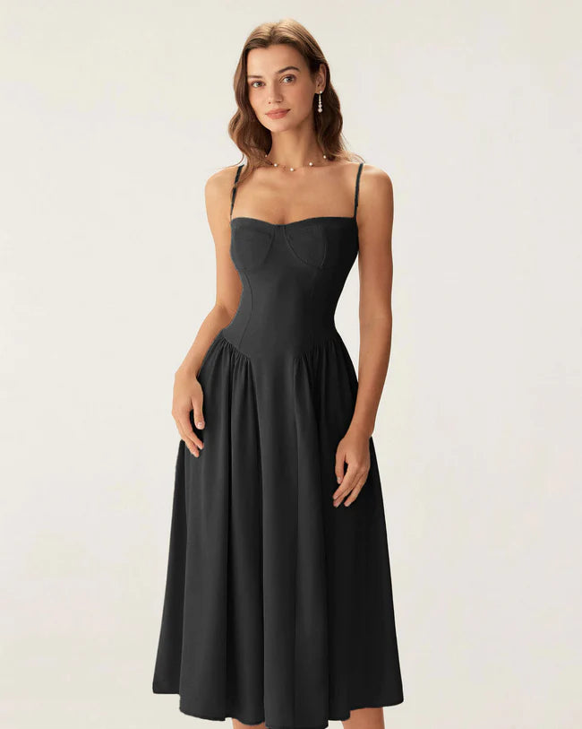 Eva - Elegant Midi Slip Dress