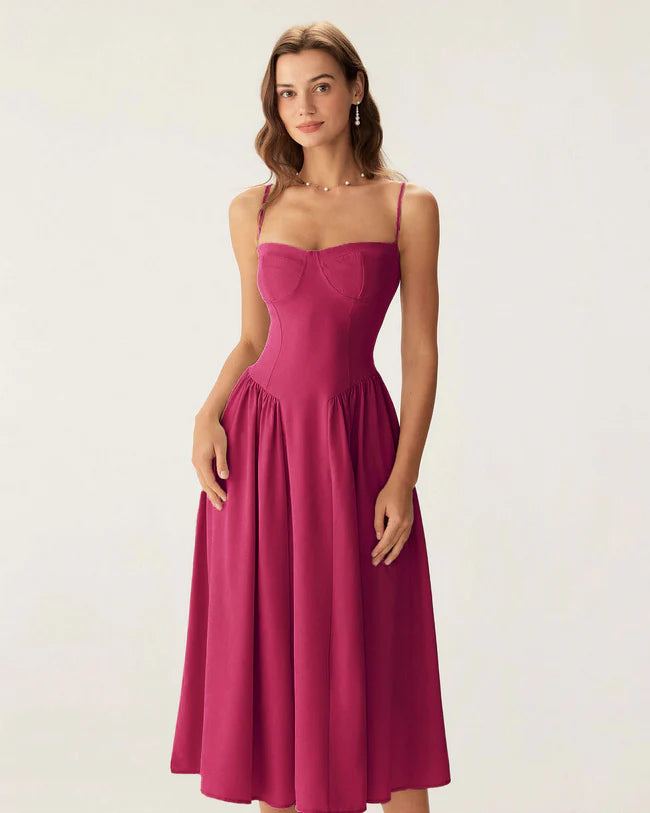 Eva - Elegant Midi Slip Dress