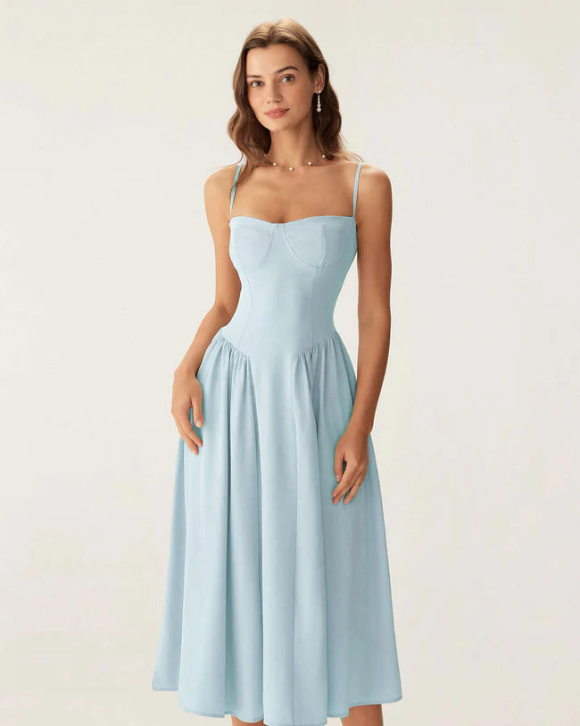 Eva - Elegant Midi Slip Dress