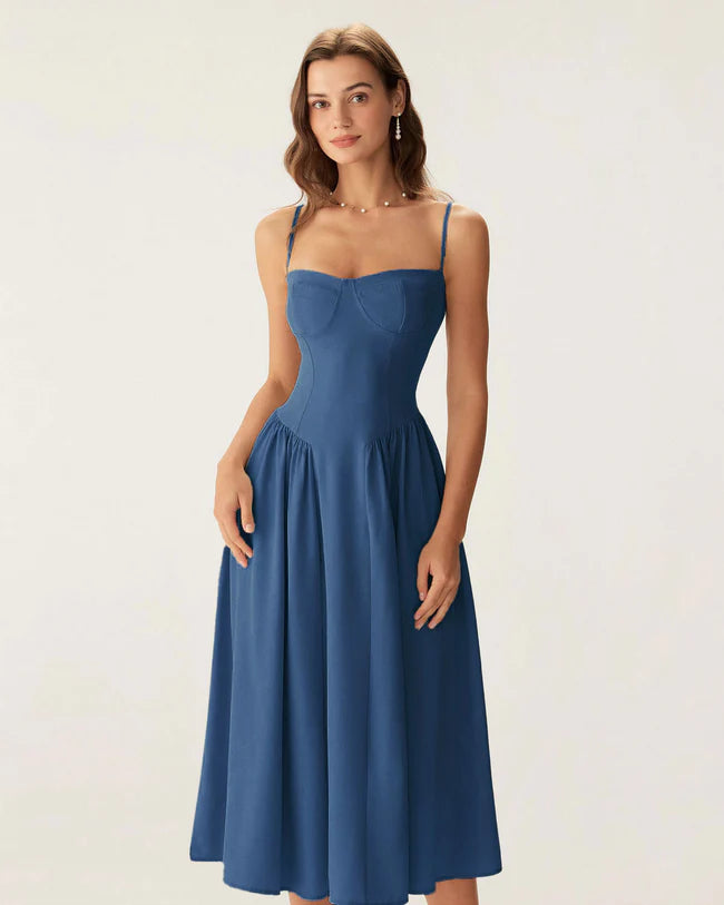 Eva - Elegant Midi Slip Dress